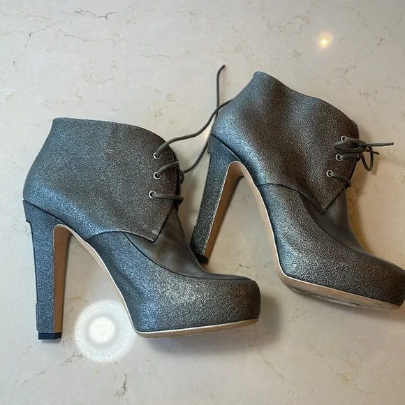Chanel Silver Gray Boots - Picture 5 of 14
